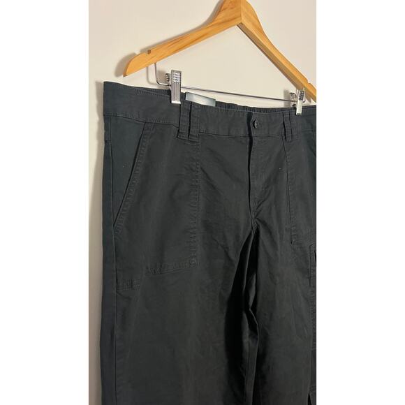 Black Wide-Leg Utility Cargo Pants Wild Fable Size XL - Picture 2 of 8